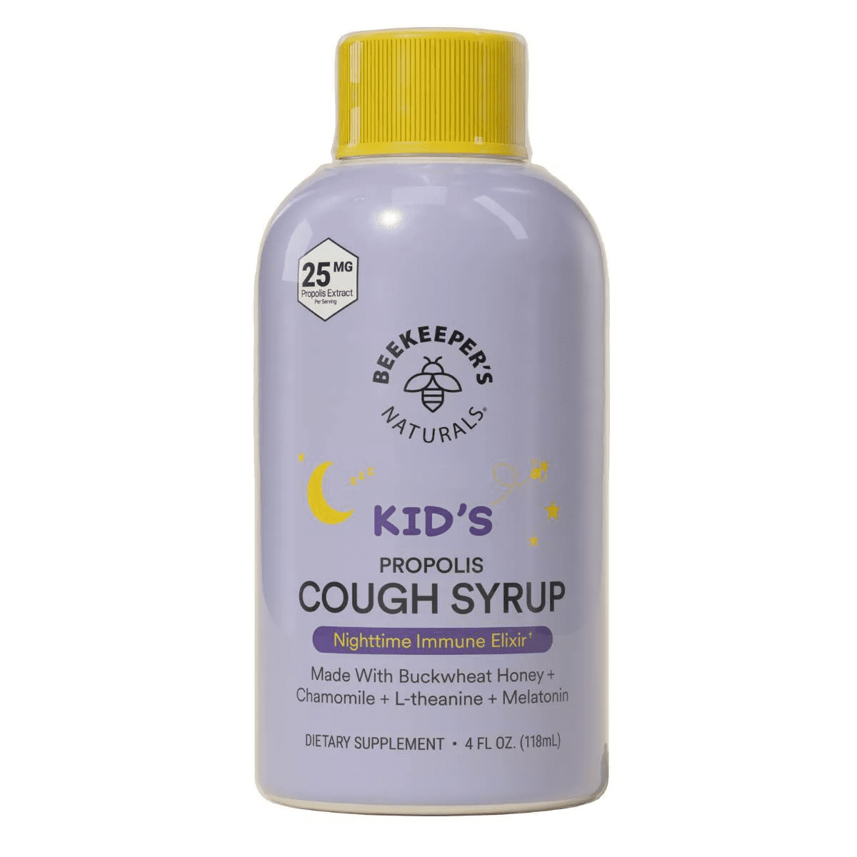 Beekeepers Naturals Kids' Nighttime Propolis Cough Syrup - 4 Fl Oz