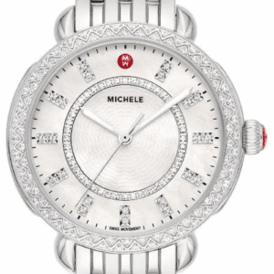 Sidney Classic Stainless Steel Mother-Of-Pearl Dial Diamonds Womens Watch MWW30B000001