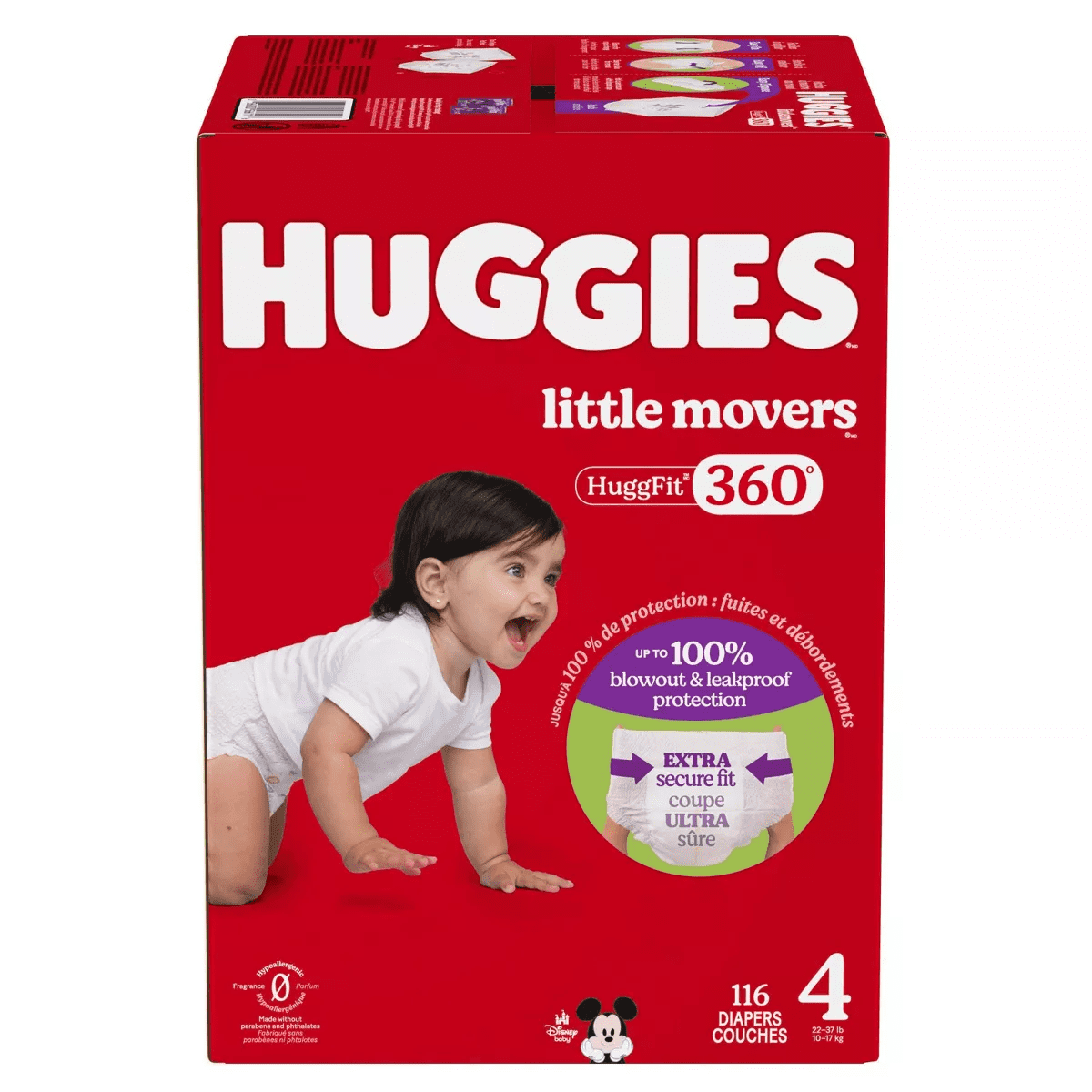 Huggies Little Movers Huggfit 360 Diapers - Image 2