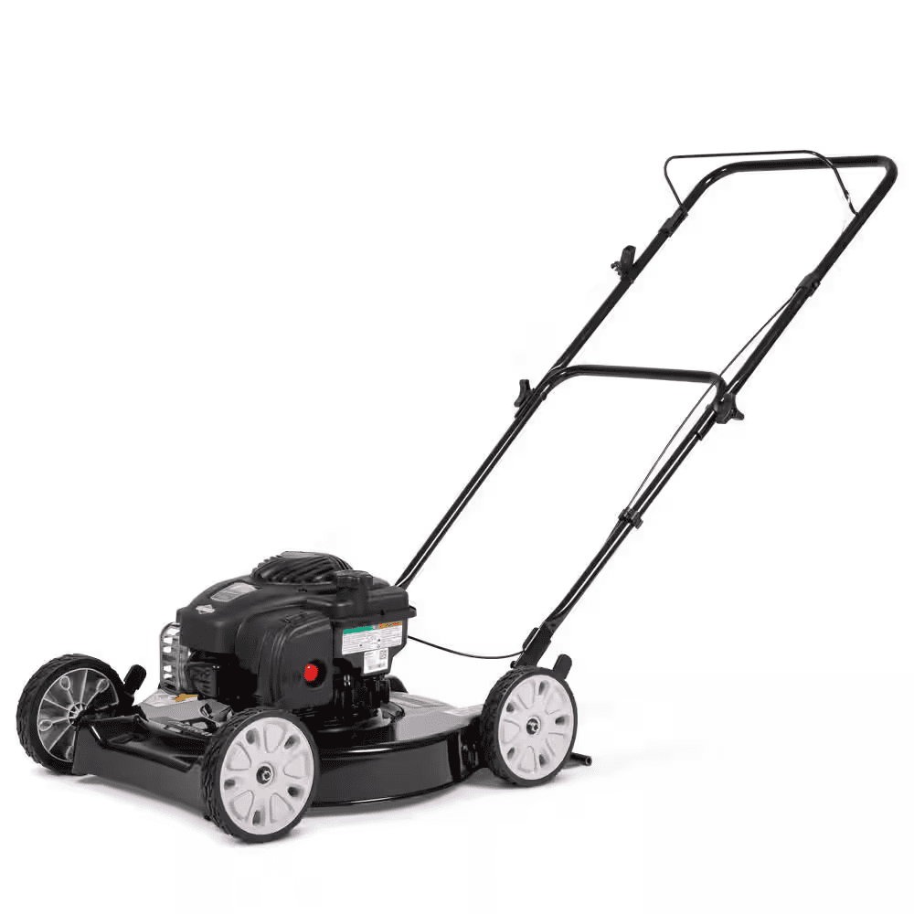 20 In. 125 Cc Briggs & Stratton Walk behind Gas Push Lawn Mower with 4 Wheel Height Adjustment and Prime 'N Pull Start - Image 13