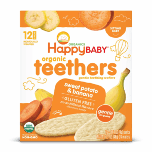 Happybaby Sweet Potato & Banana Organic Teethers - 12Ct/1.7Oz