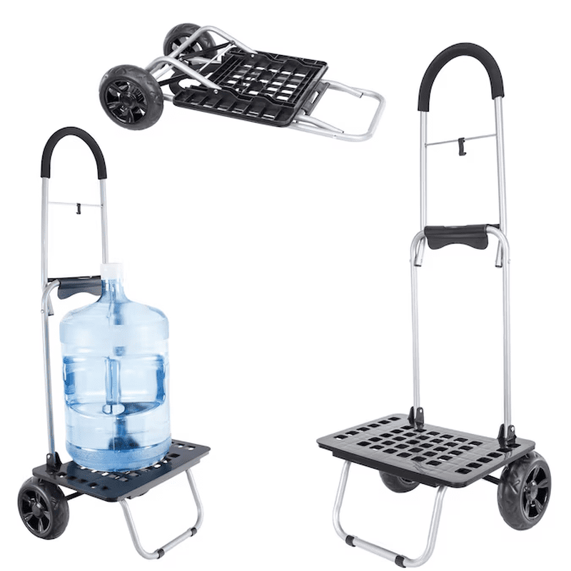 200-Lbs. Capacity 2 -Wheel Blue Steel Dolly - Image 8