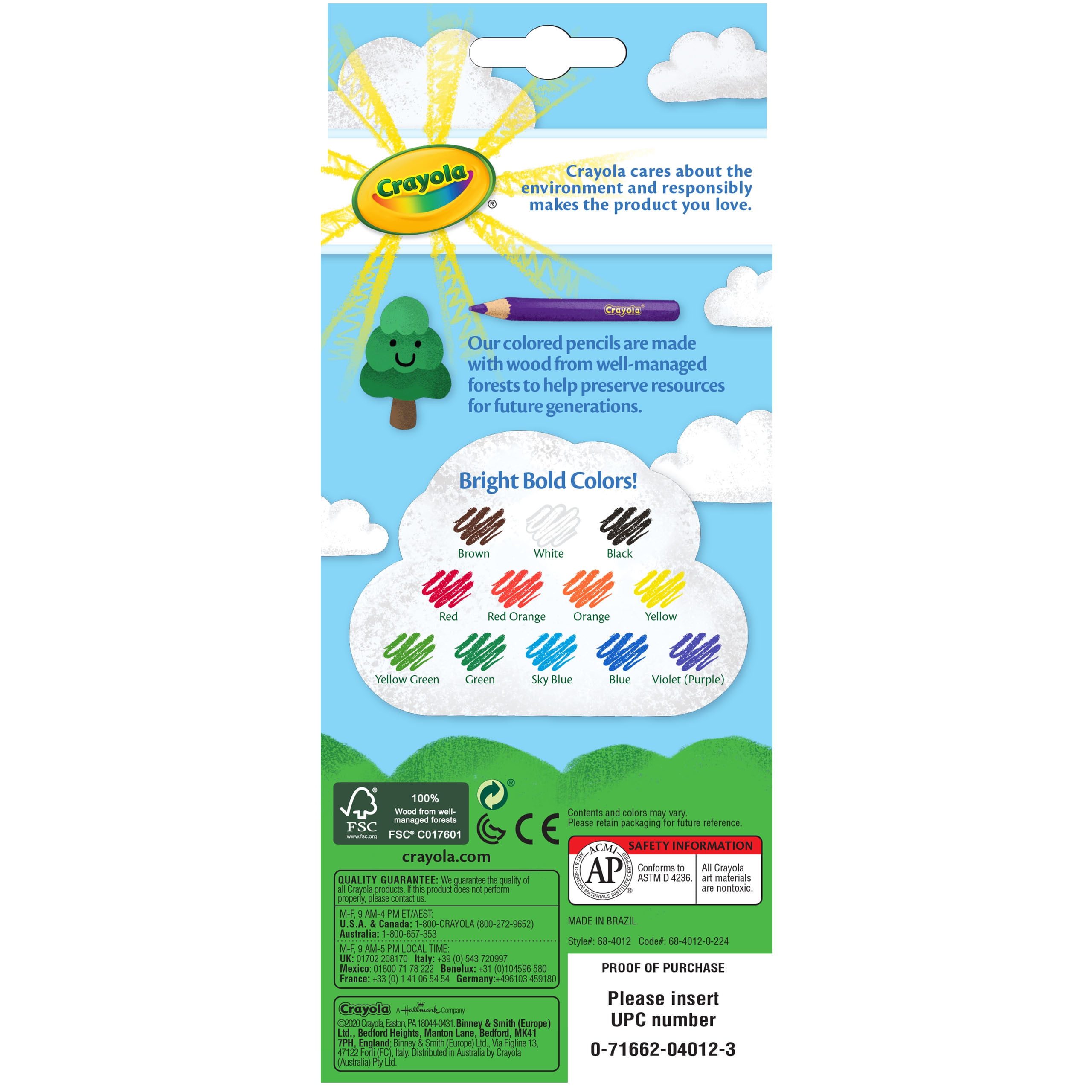 Colored Pencil Set, 12 Ct, Back to School Supplies for Kids, Classroom Supplies, Teacher Gift - Image 8