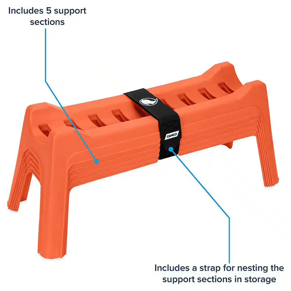 Rhino Nesting RV Sewer Hose Support Kit for Stable Drainage, (Set of 5) - Image 4