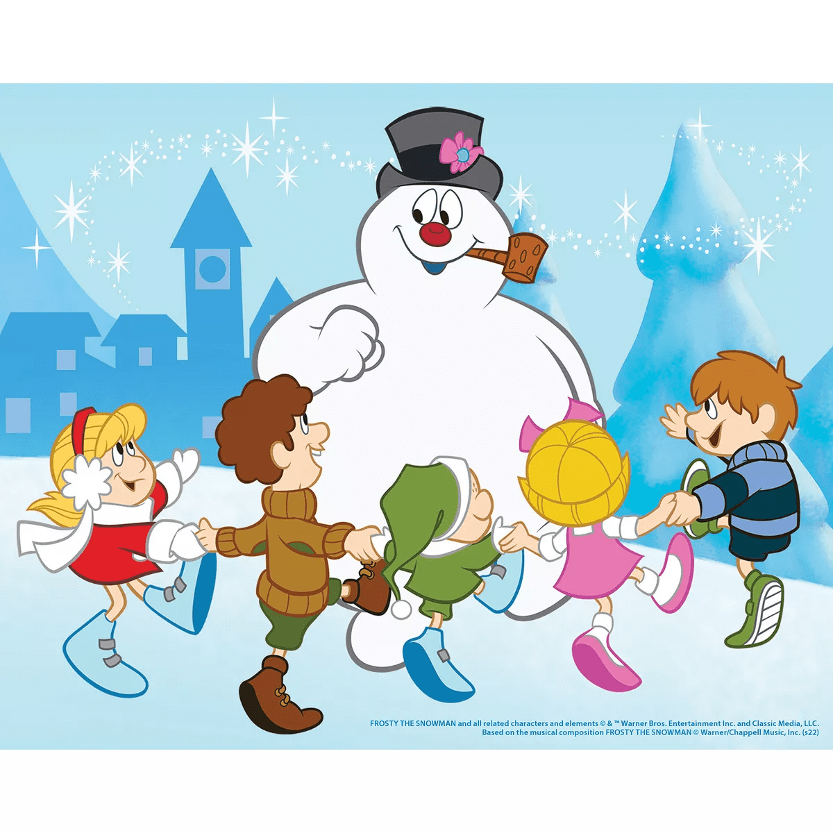 Masterpieces Kids Puzzle Set - Frosty the Snowman 4-Pack 100 Piece Puzzles - Image 5