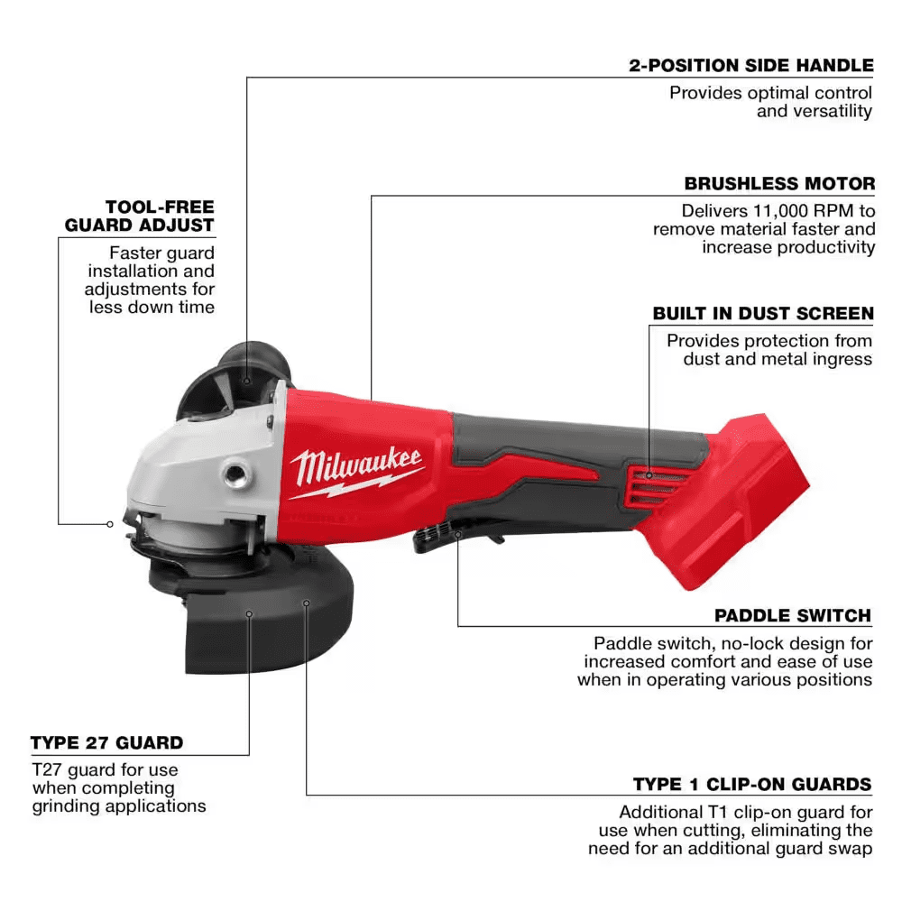 M18 18-Volt Lithium-Ion Cordless Combo Kit 7-Tool with 2-Batteries, Charger and Tool Bag - Image 7