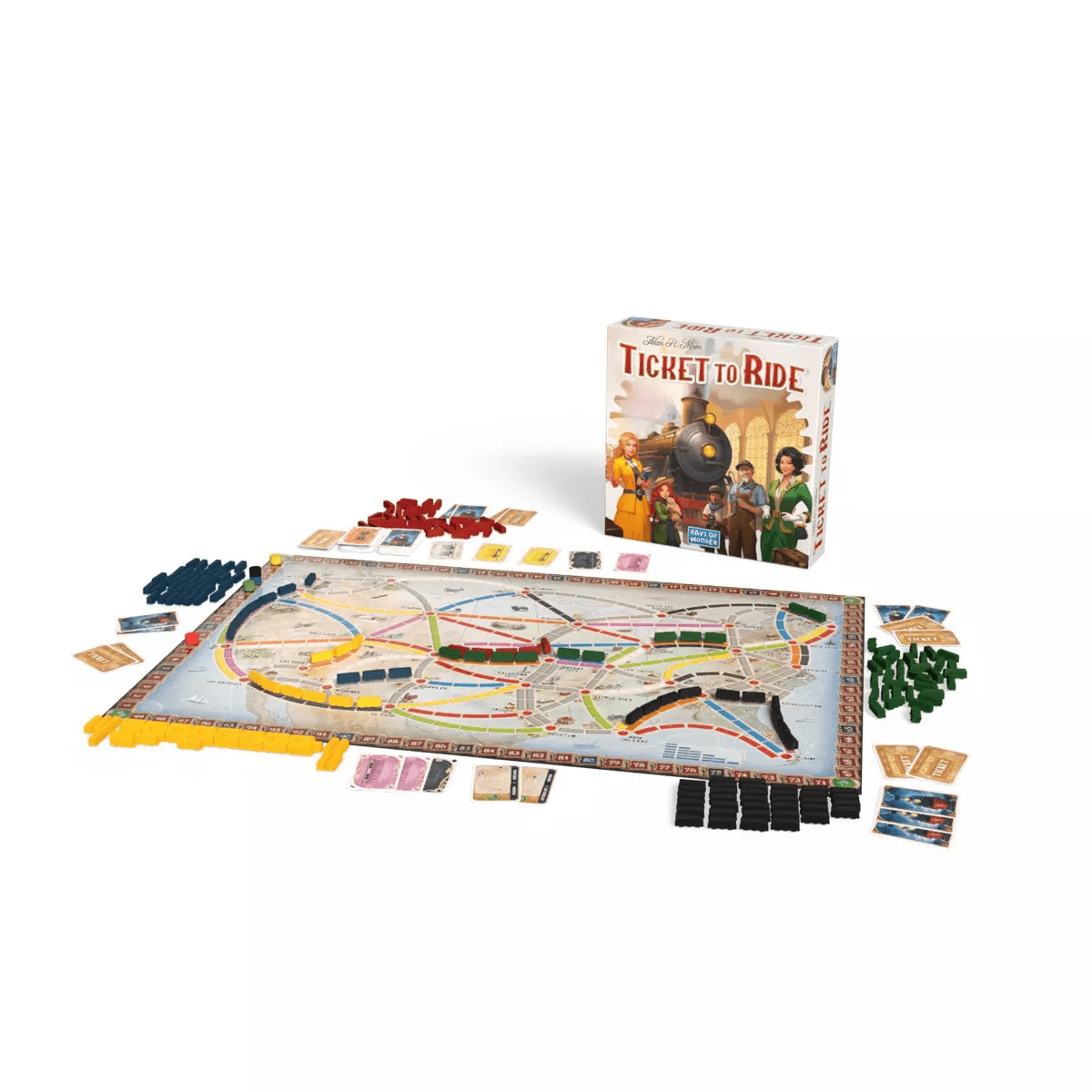 Asmodee Ticket to Ride - Refresh Board Game: Strategy & War Game, 2-5 Players, 30-60 Minutes, Geography Focus - Image 4