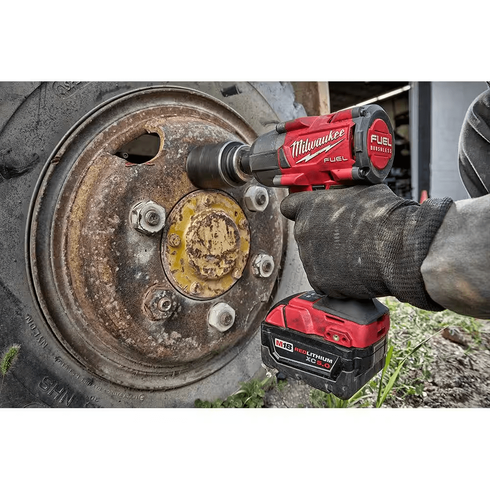 M18 FUEL Gen-2 18V Lithium-Ion Brushless Cordless Mid Torque 1/2 In. Impact Wrench W/Friction Ring (Tool-Only) - Image 9