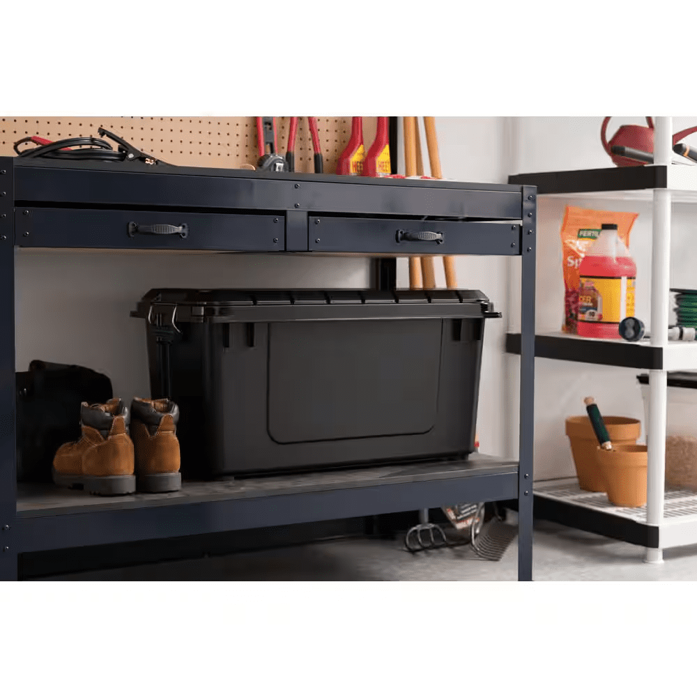 21 Gal. Remington Weatherpro Store-It-All Storage Bin, Black - Image 6