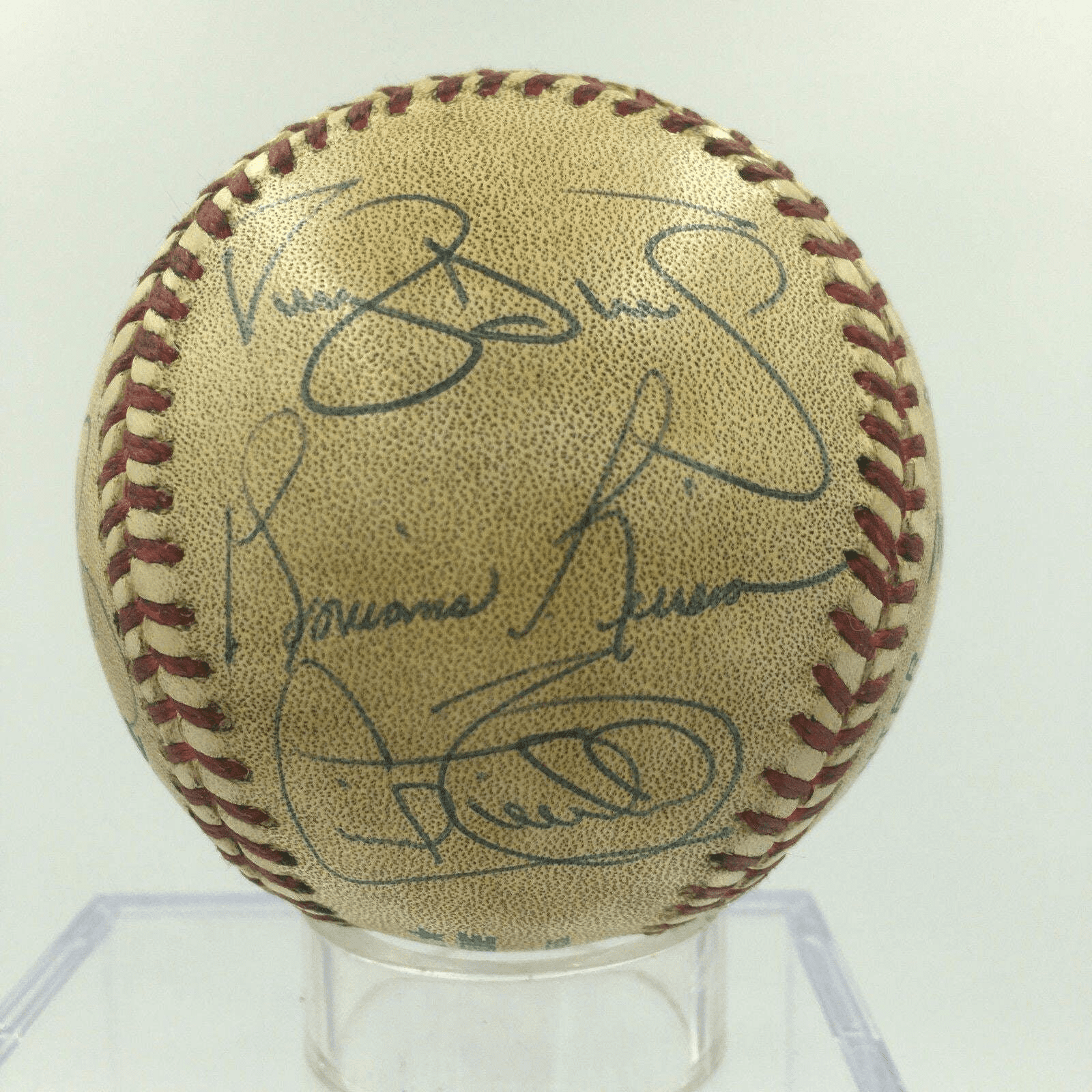 1996 NY Yankees W.S. Champs Team Signed Game Used Baseball Derek Jeter JSA COA - Image 4
