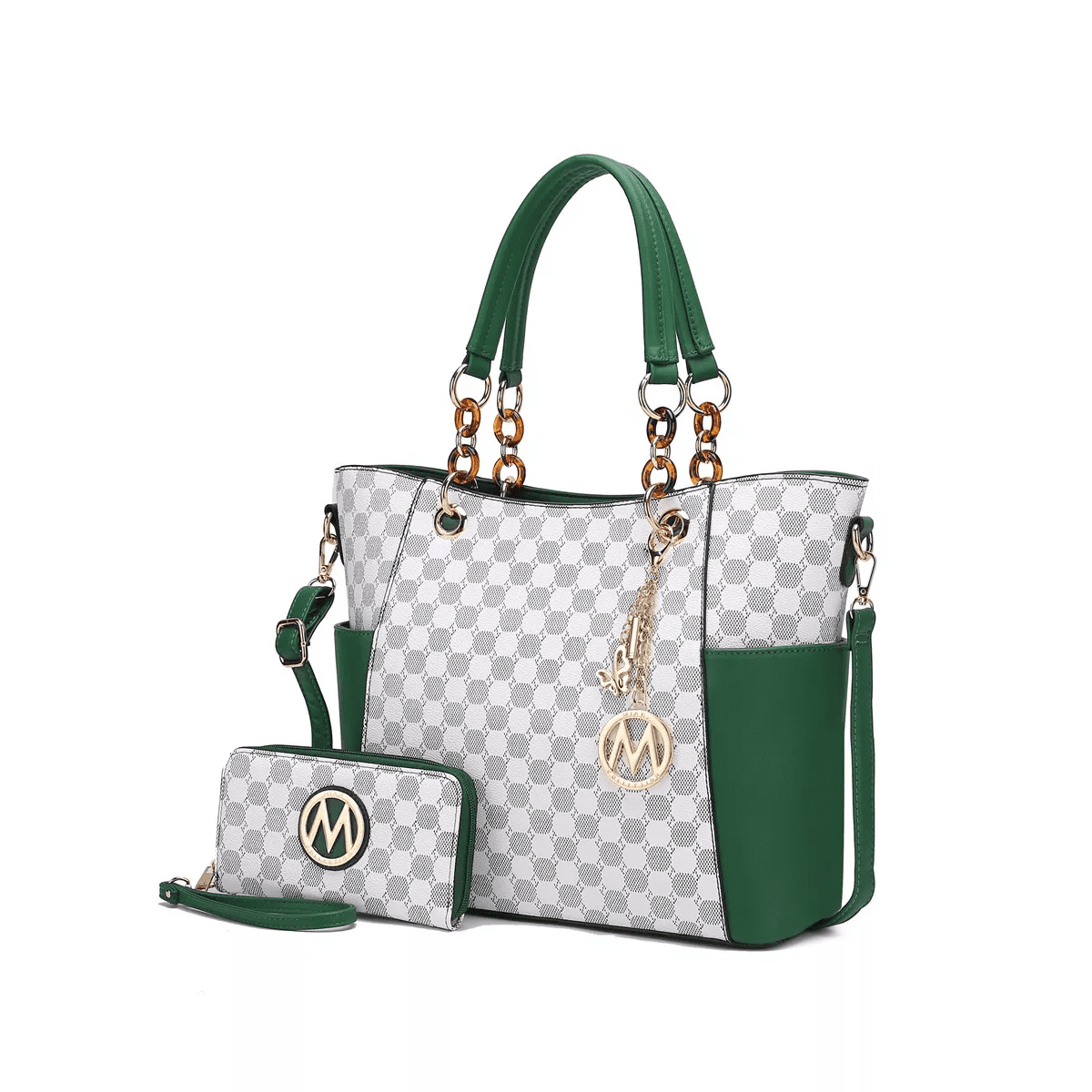 MKF Collection Merlina Circular Print Women’S Tote Bag with Matching Wallet by Mia K - Image 8