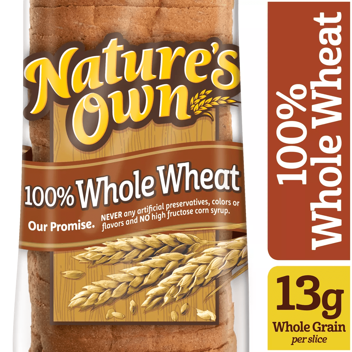 Nature'S Own 100% Whole Wheat Bread - 20Oz - Image 9