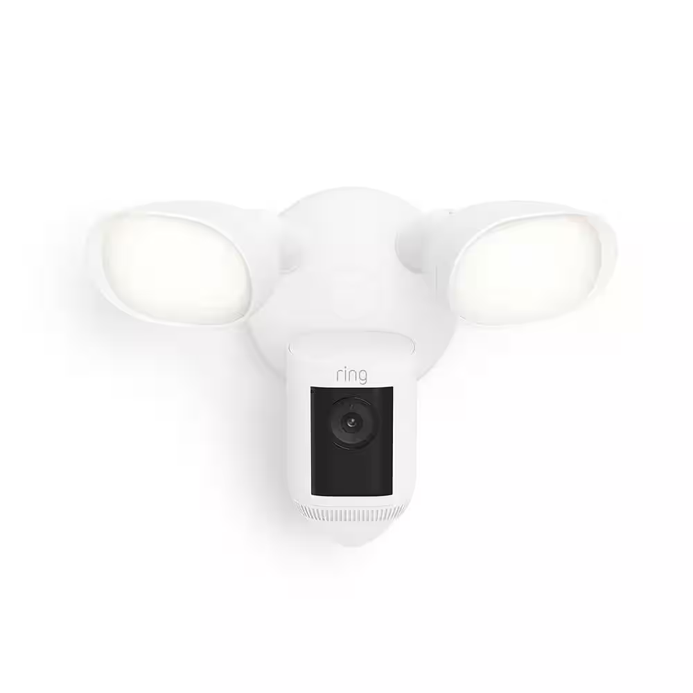 Floodlight Cam Pro - Smart Wired Outdoor Security Camera with 2-LED Lights, 3D Motion Detection, Dual Band Wifi - White - Image 10