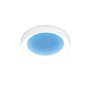 8 In. Vista Artificial Skylight Integrated LED Dimmable White Canless Recessed Light Multimode Color Change 5CCT