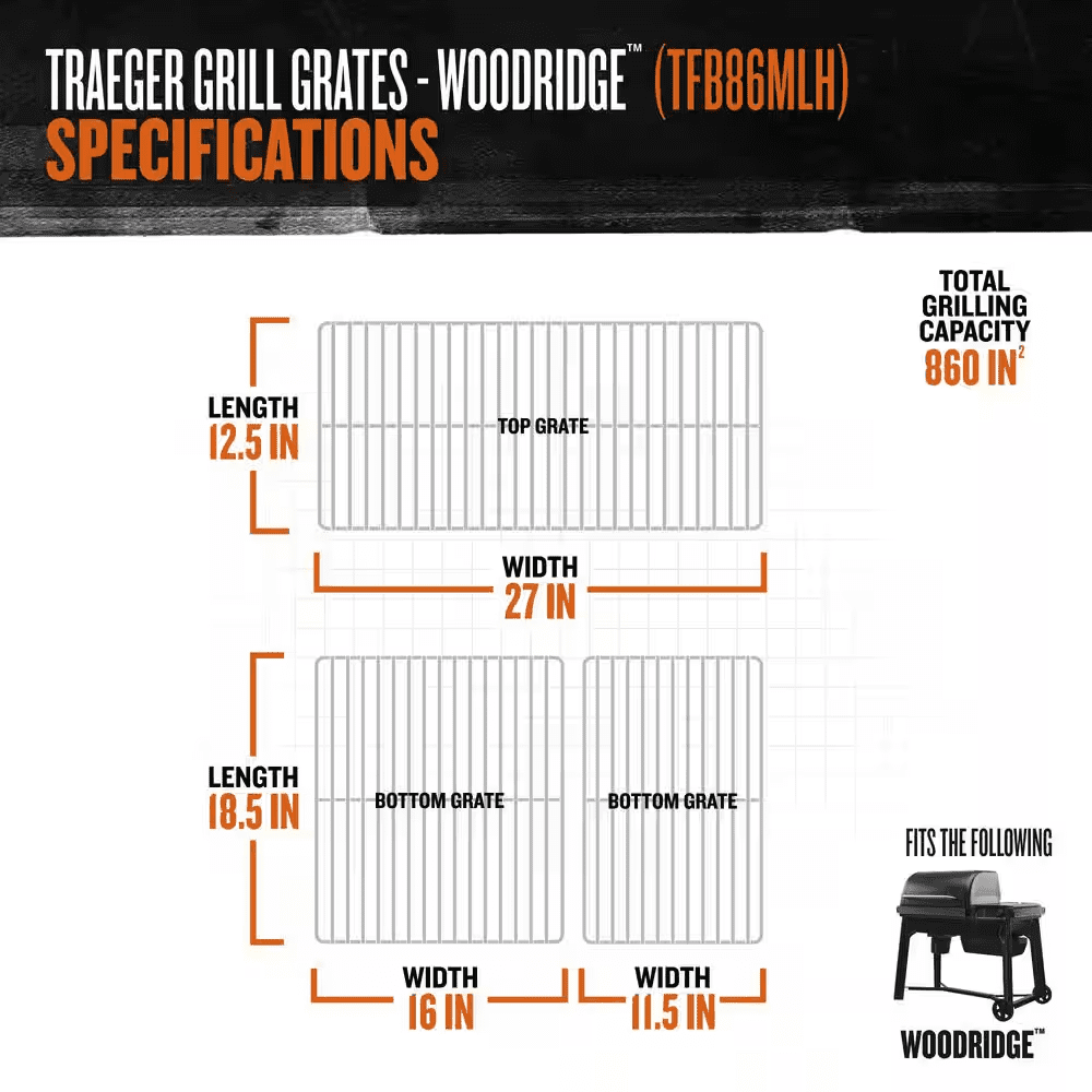 Woodridge Wi-Fi Pellet Grill and Smoker in Black - Image 12