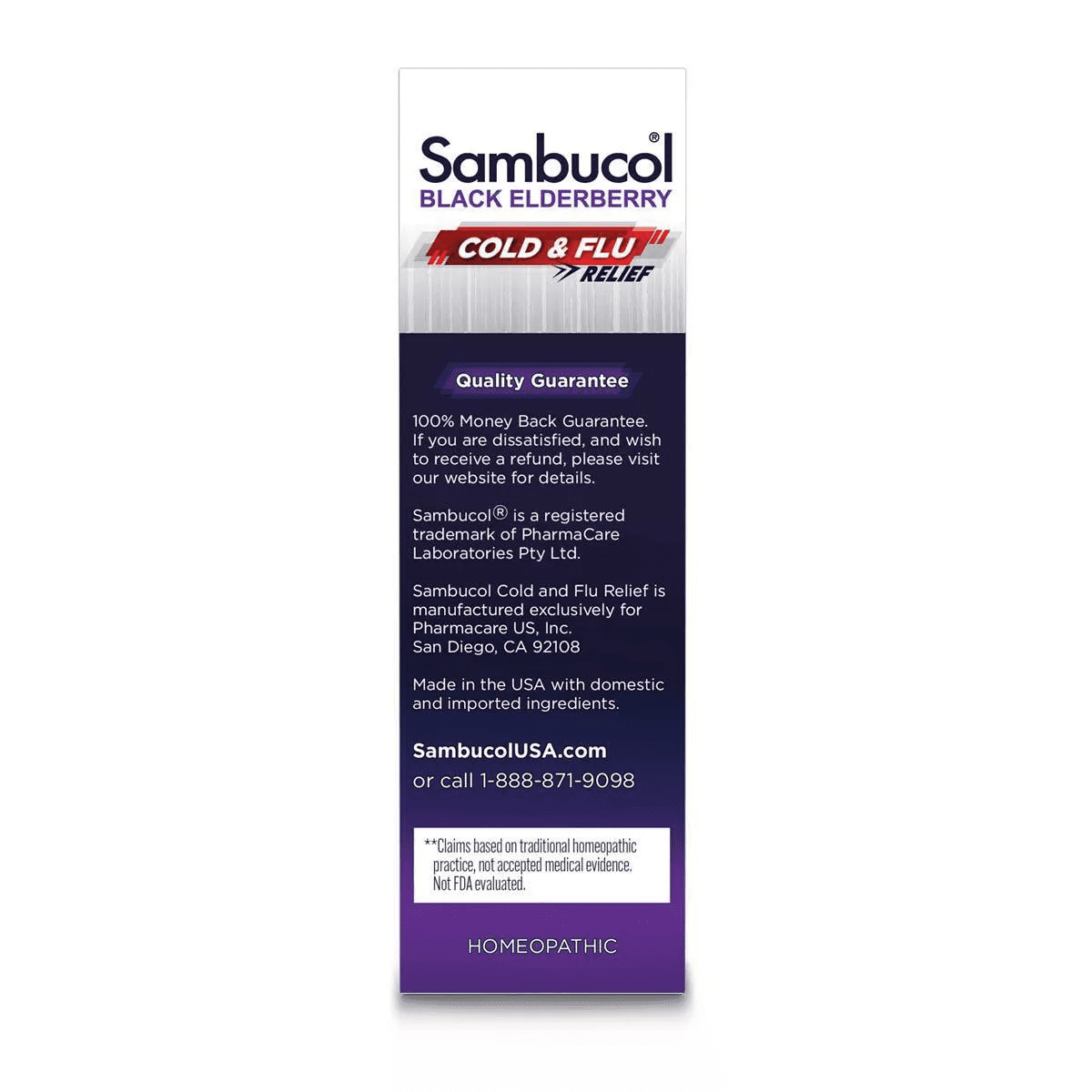 Sambucol Black Elderberry Homeopathic Cold & Flu Relief Tablets - 30Ct - Image 5