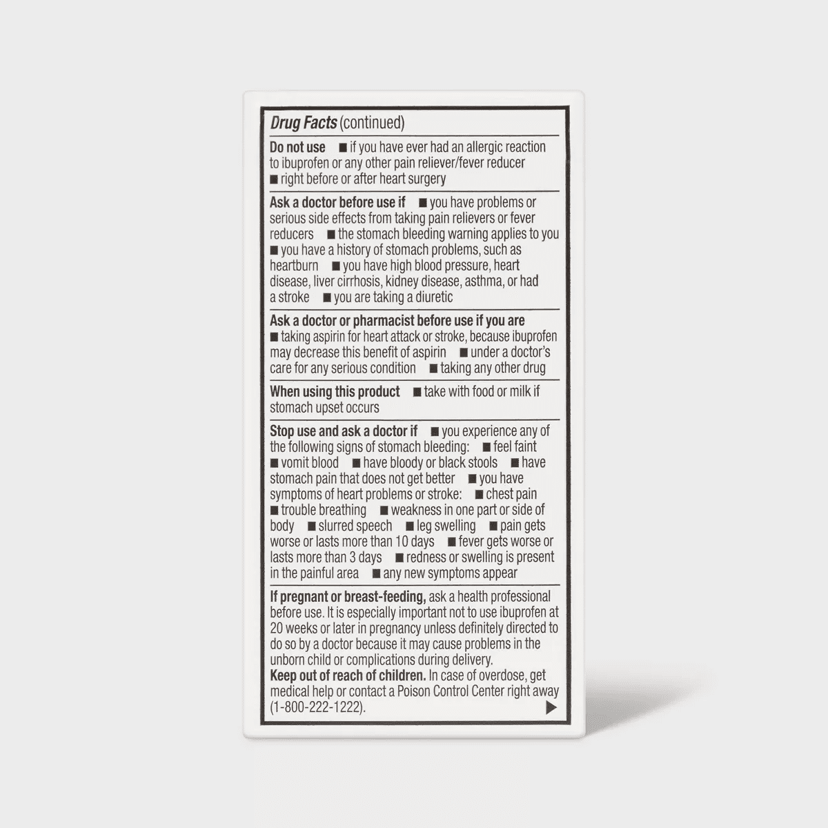 Ibuprofen (NSAID) Pain Reliever & Fever Reducer Tablets - Up&Up - Image 3