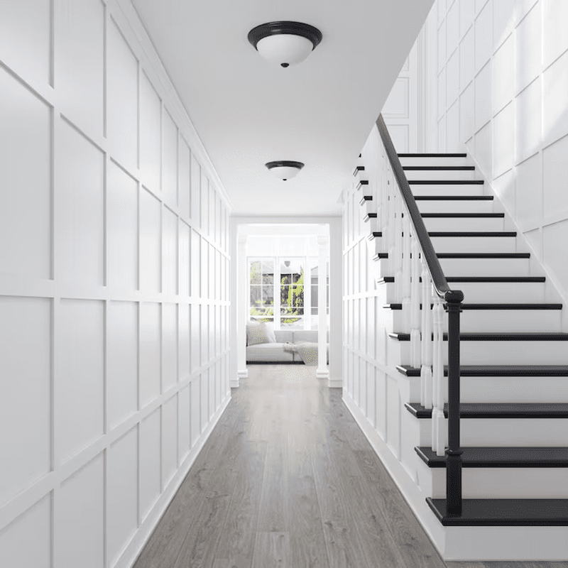 2 -Light 13-In Gloss Bronze Flush Mount Light 2 -Pack - Image 4