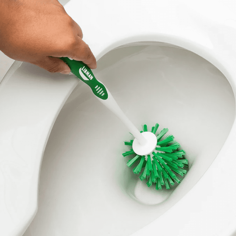 Poly Fiber Toilet Brush with Brush Holder - Image 4