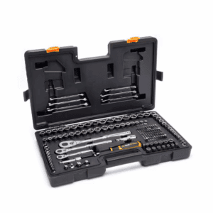 1/4 In. 3/8 In., and 1/2 In. Drive 72-Tooth 6-Point SAE/MM Mechanics Tool Set (202-Piece)