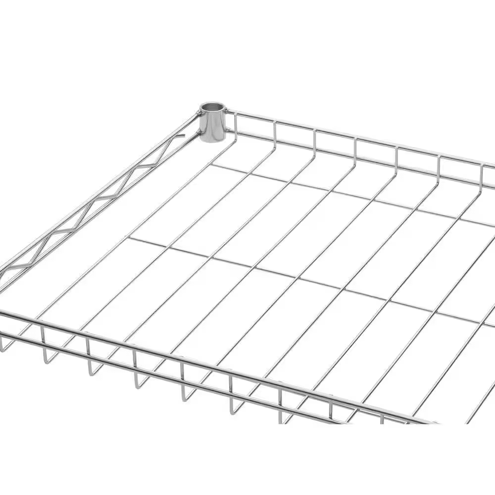 2-Shelf Can Organizer with Adjustable Dividers in Chrome - Image 5