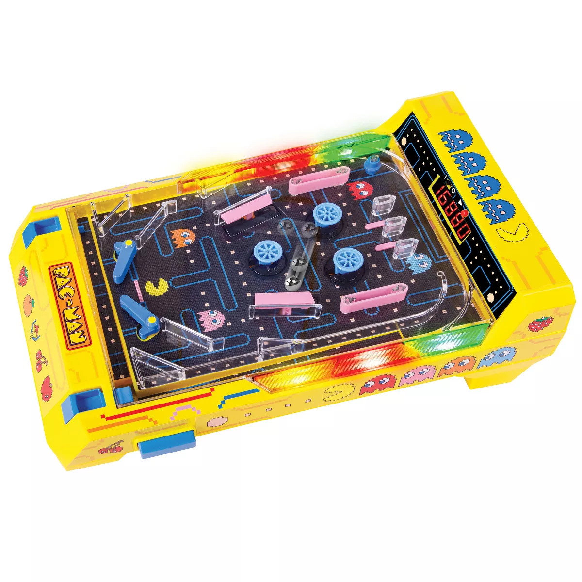 Ambassador Games: Pac-Man Arcade Pinball - Light & Sound Tabletop Game, Ages 6+ - Image 2