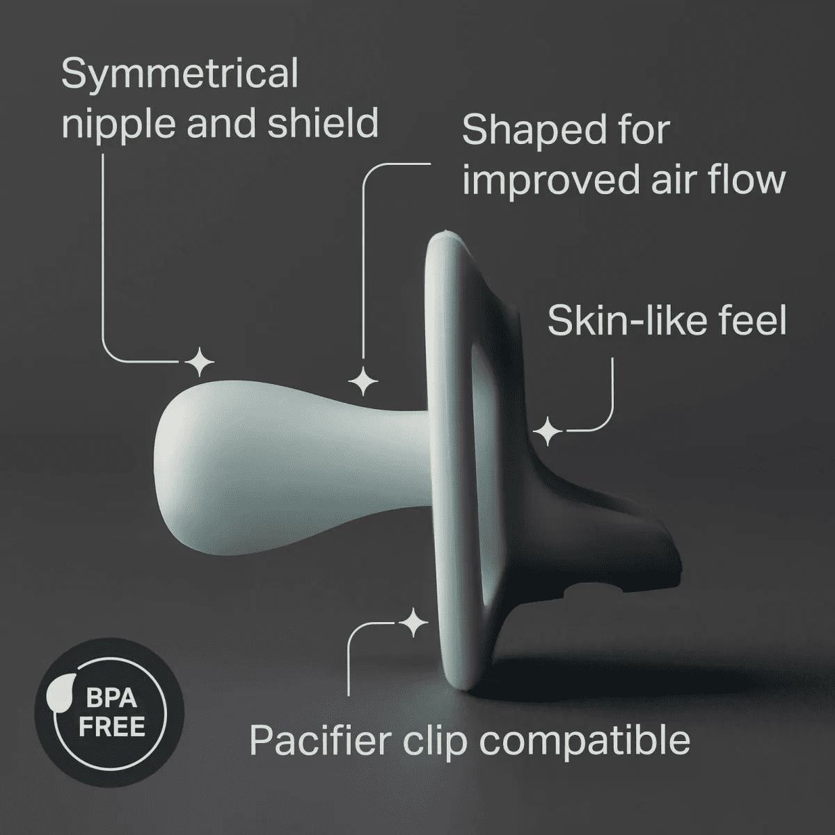 Tommee Tippee Ultralight Stay Put Silicone Pacifier 0-6M - 2Pk - Image 3