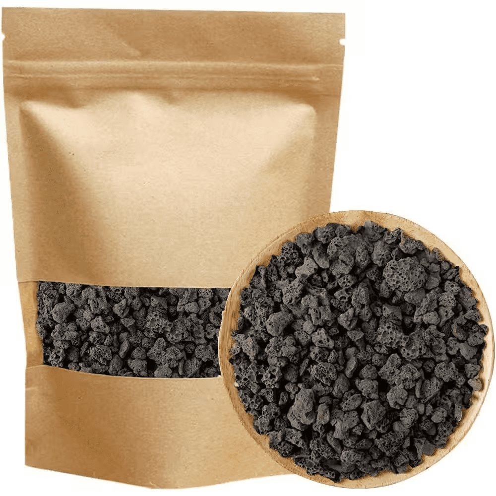 2.2 Lb. Black Horticultural Lava Bagged Landscape Rock Soil Additive for Cacti Succulents Plants