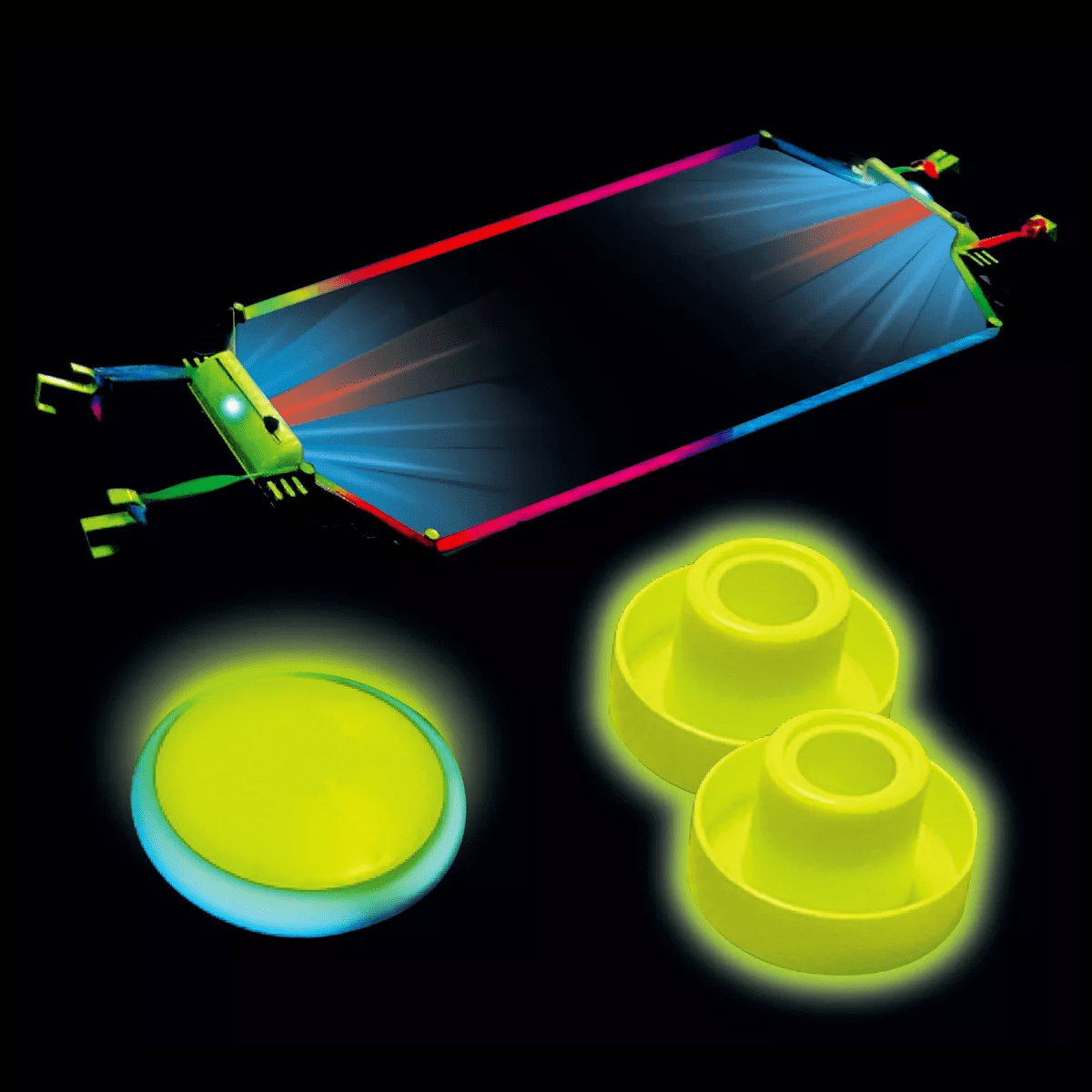 Glow Games Table Air Hockey: LED Light Battery-Powered, Ages 5+, 2 Players - Image 6