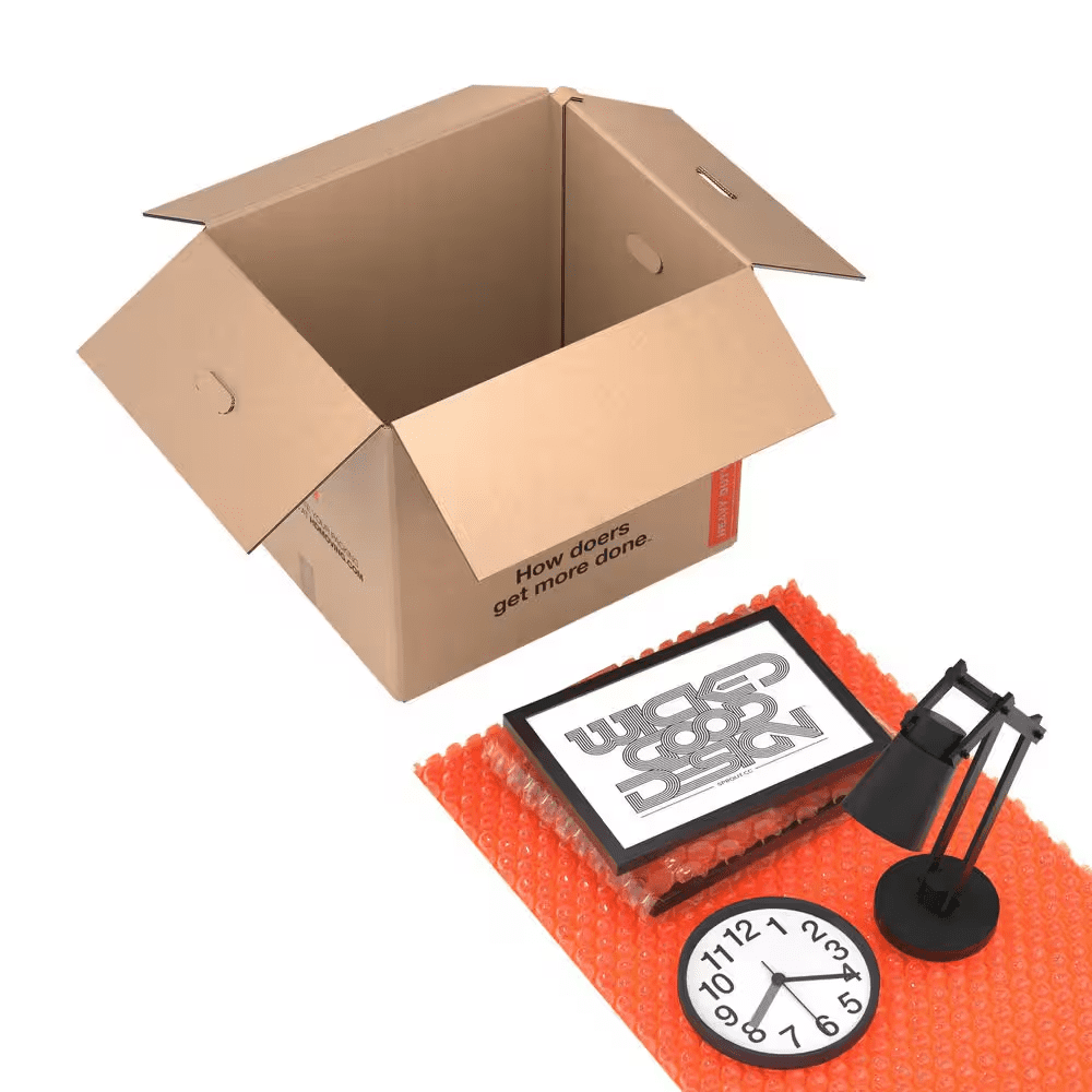 20 In. L X 16 In. W X 15 In. D Heavy-Duty Medium Moving Shipping and Packing Box with Handles (10-Pack) - Image 5