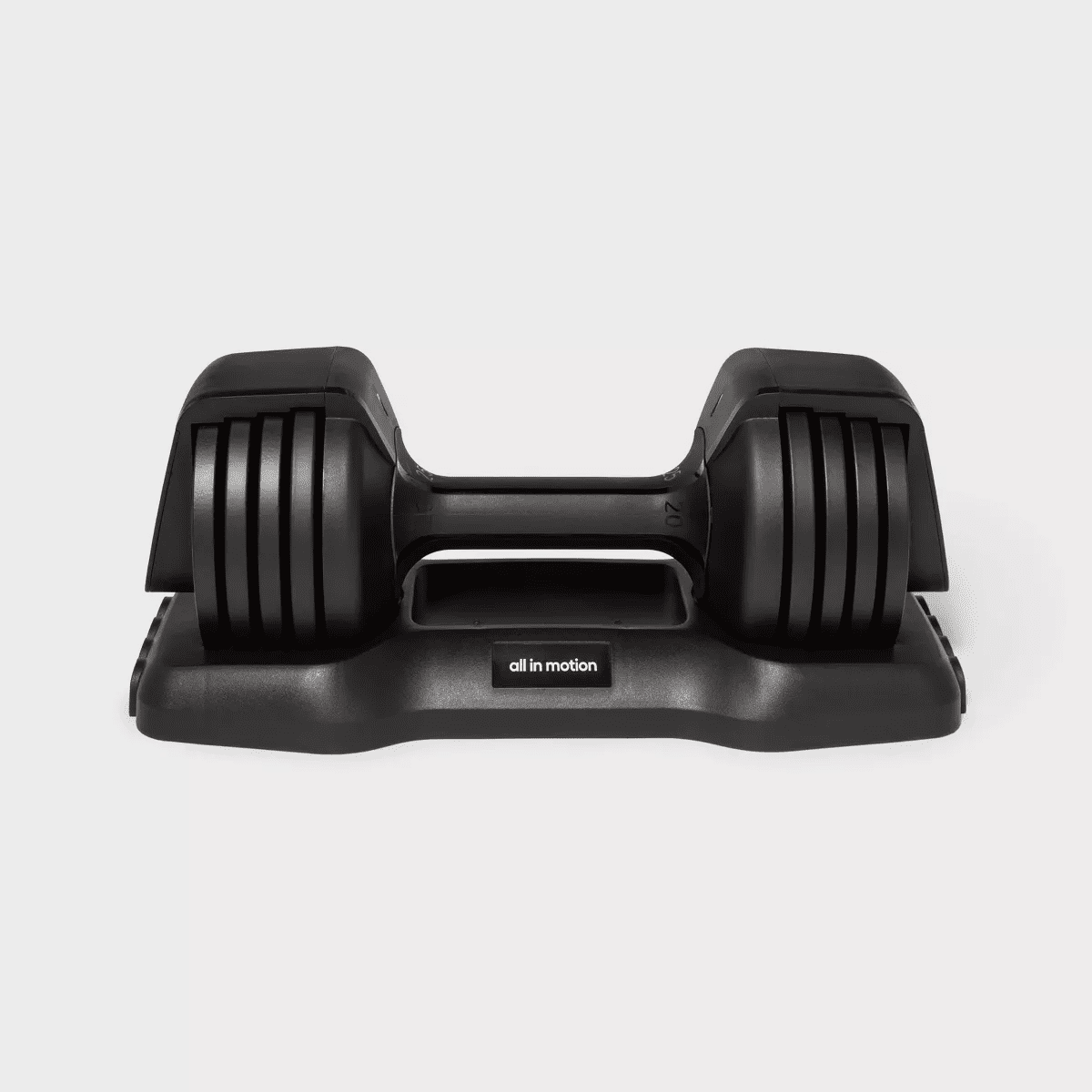 Adjustable Dumbbell 25Lbs - All in Motion™: Steel & Plastic, Single Piece - Image 2