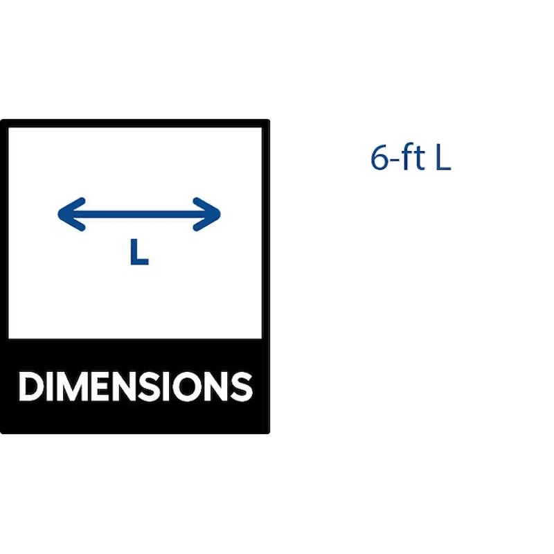 Range Cord 6-Ft 50 -Amp 4 -Prong Black Range Appliance Power Cord - Image 4