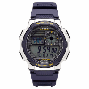 Casio Men'S World Time Watch - Blue (AE1000W-2AVCF)