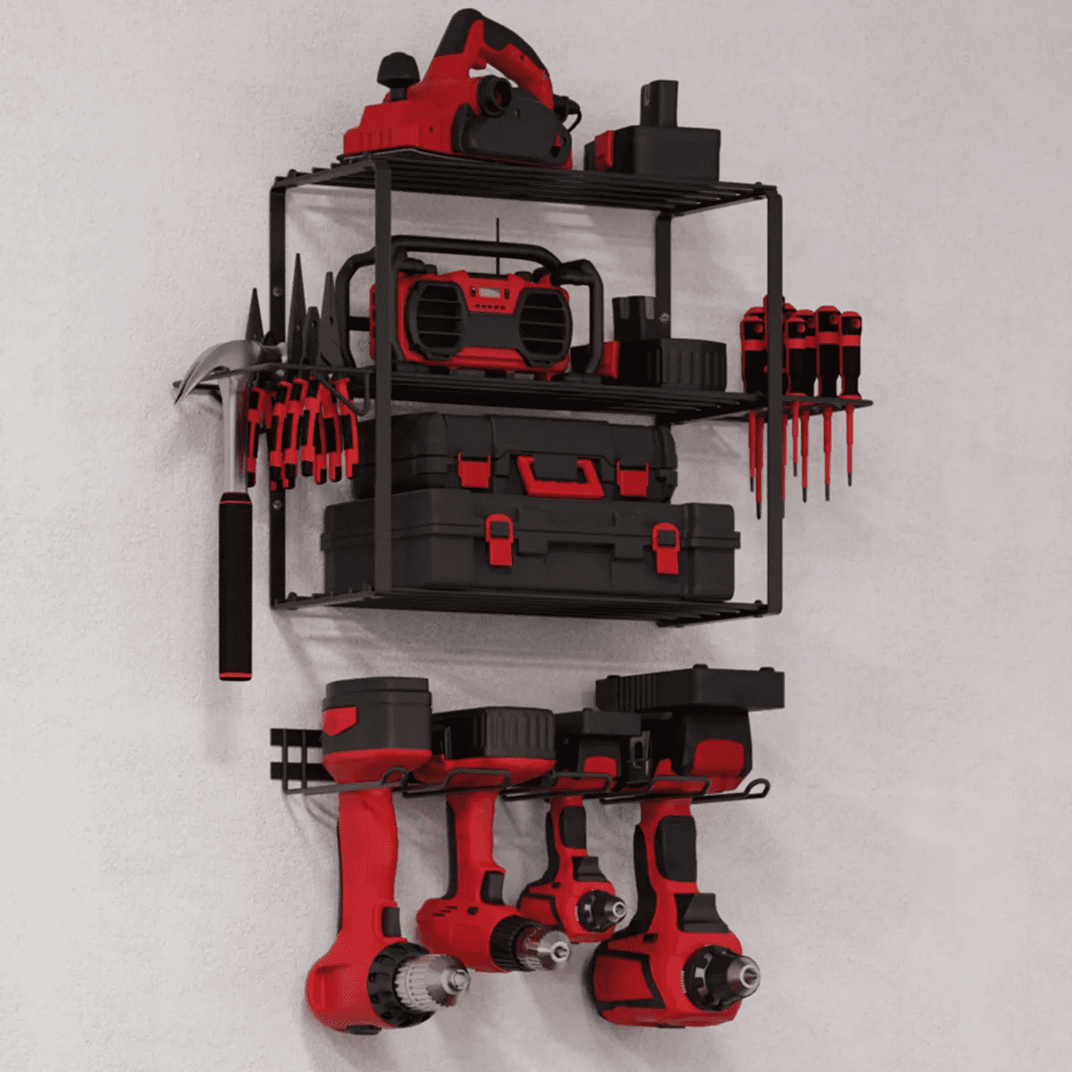 3-Tier Power Tool Organizer Shelving by Stalwart - Image 2