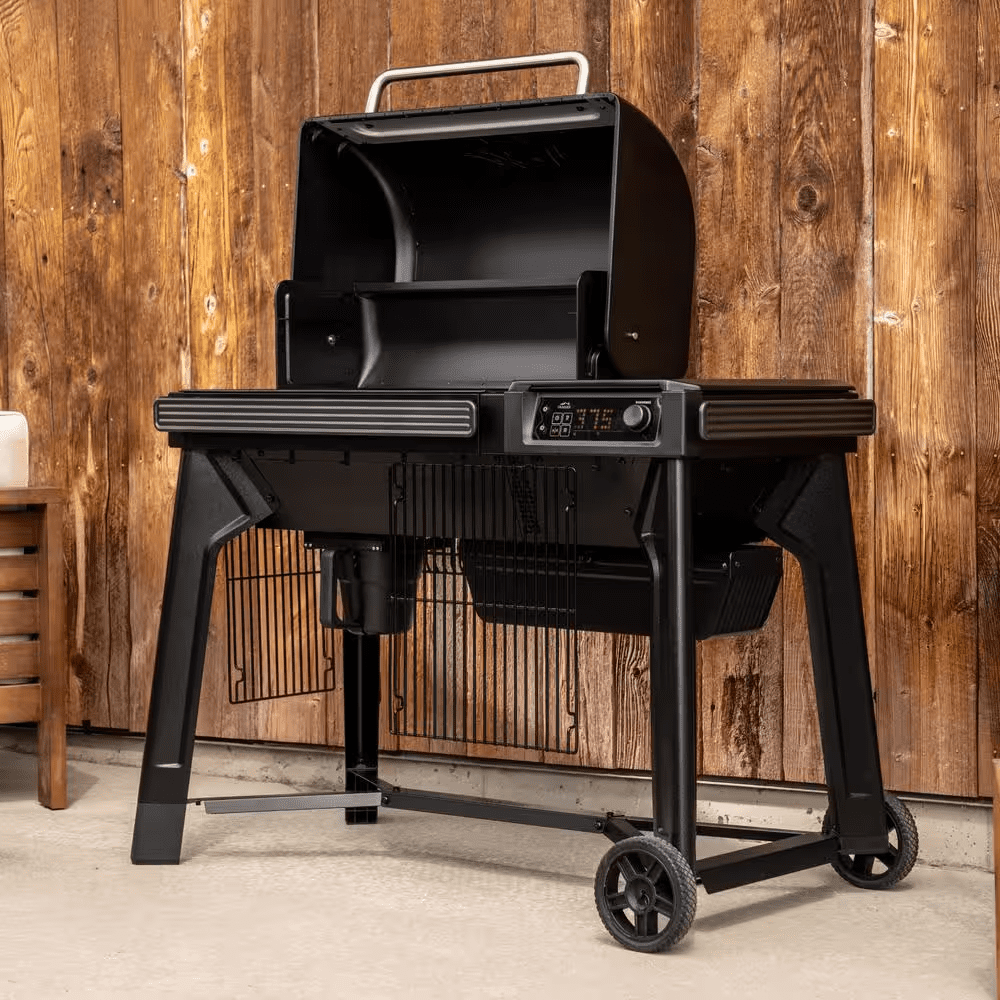 Woodridge Wi-Fi Pellet Grill and Smoker in Black - Image 6