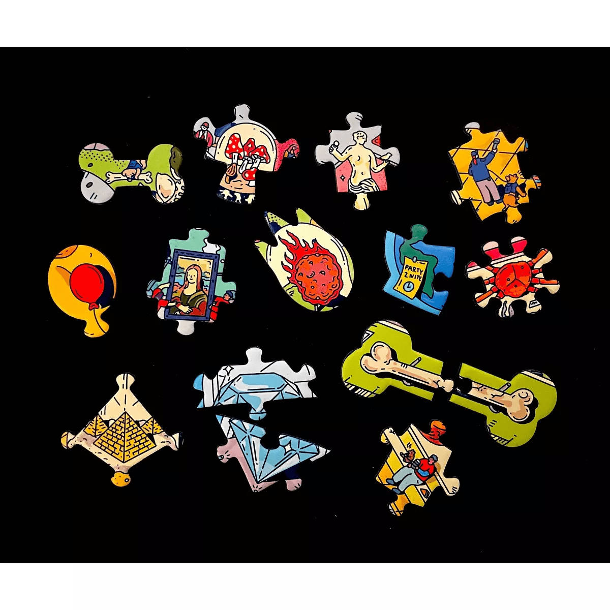 Magic Puzzle Company the Awakened Artifacts Jigsaw Puzzle - 1000Pc: Develops Memory & Fine Motor Skills, Collage Theme - Image 4