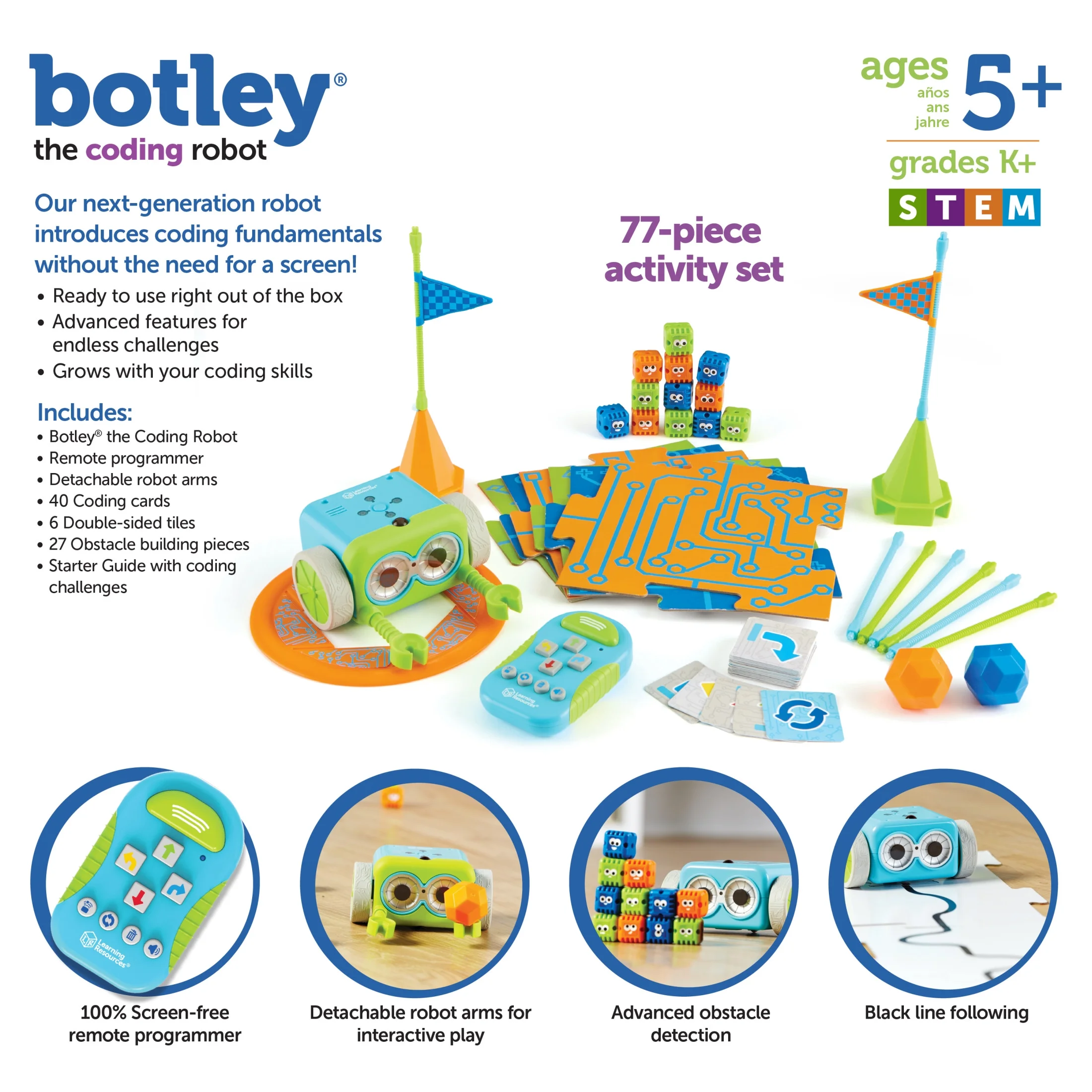 Botley the Coding Robot Activity Set Building STEM Games Ages 5 and Up - Image 6