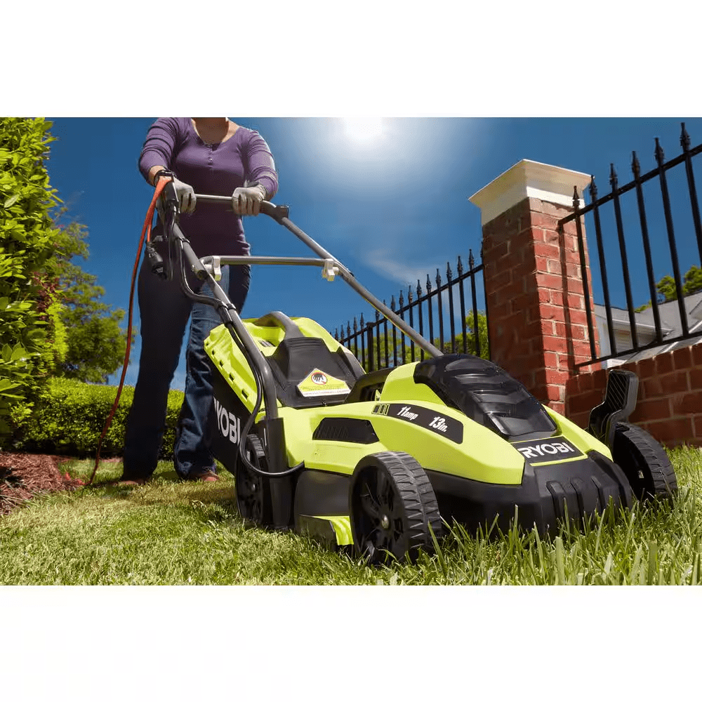 13 In. 11 Amp Corded Electric Walk behind Push Lawn Mower - Image 6
