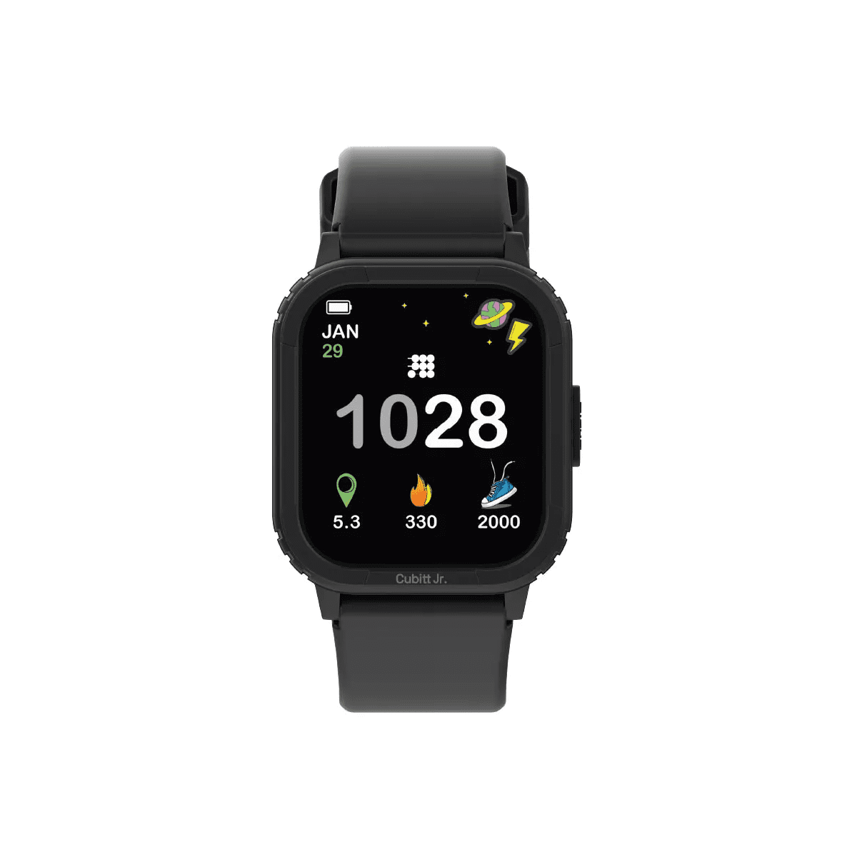 Cubitt Jr Smart Watch Fitness Tracker for Kids and Teens, with Games, Step Counter, Sleep Monitor, Heart Rate Monitor, Activity Tracker