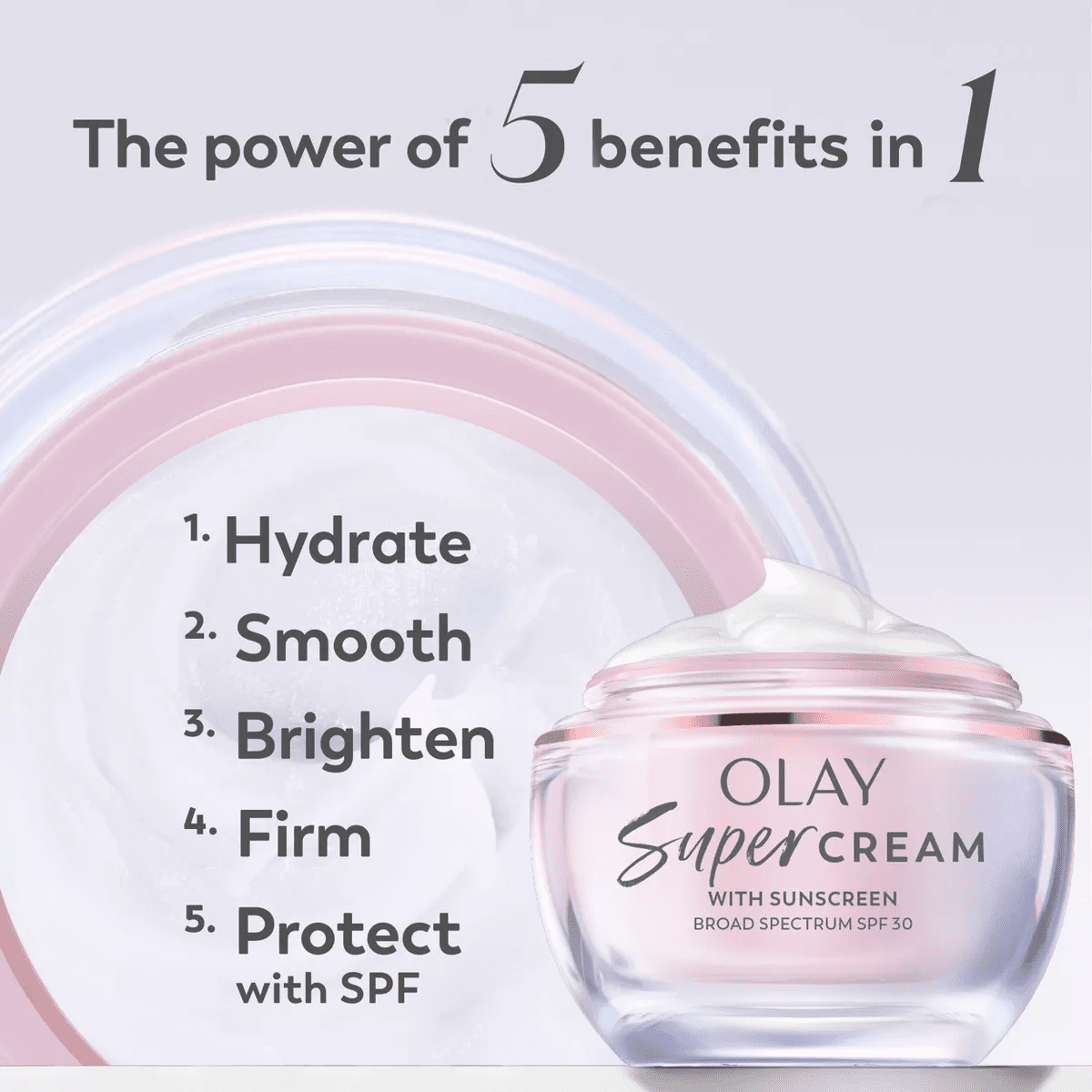 Olay Super Cream Face Moisturizer with Sunscreen - SPF 30 - 1.7Oz - Image 2