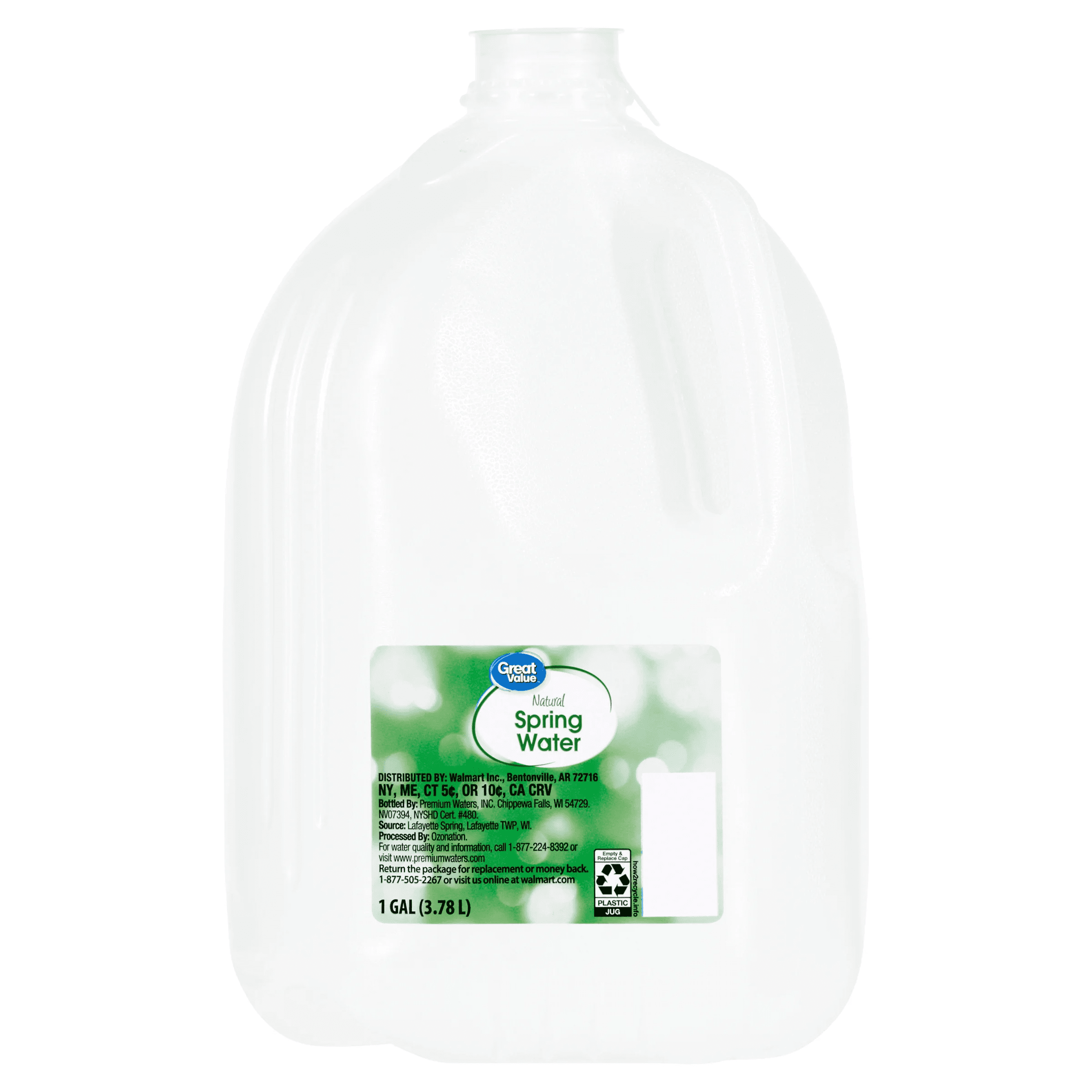 (6 Pack) Spring Water, 1 Gallon - Image 2
