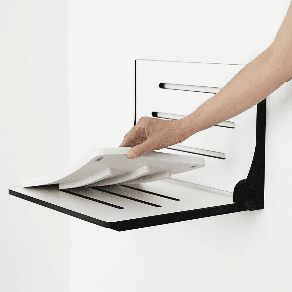 16-1/8 In. X 11 In. Shower Seat Foam Cushion in White - Image 7