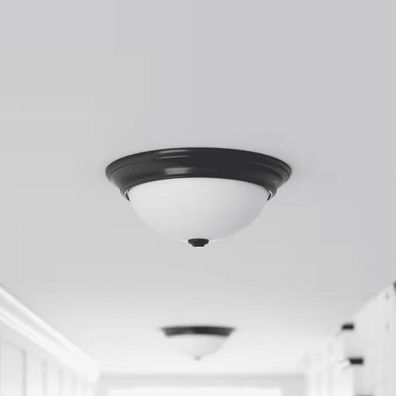 2 -Light 13-In Gloss Bronze Flush Mount Light 2 -Pack - Image 2