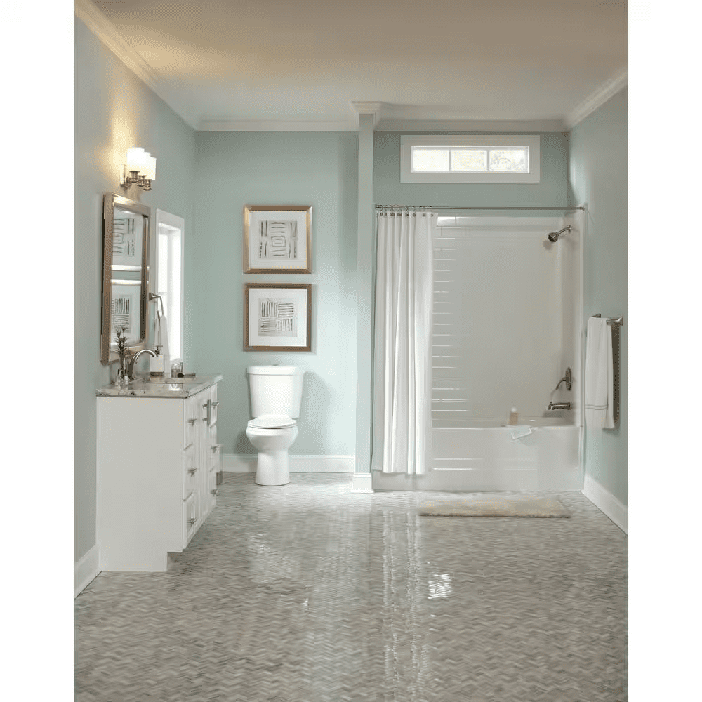 12 Inch Rough in Two-Piece 1.1 GPF/1.6 GPF Dual Flush Elongated Toilet in White Seat Included - Image 12