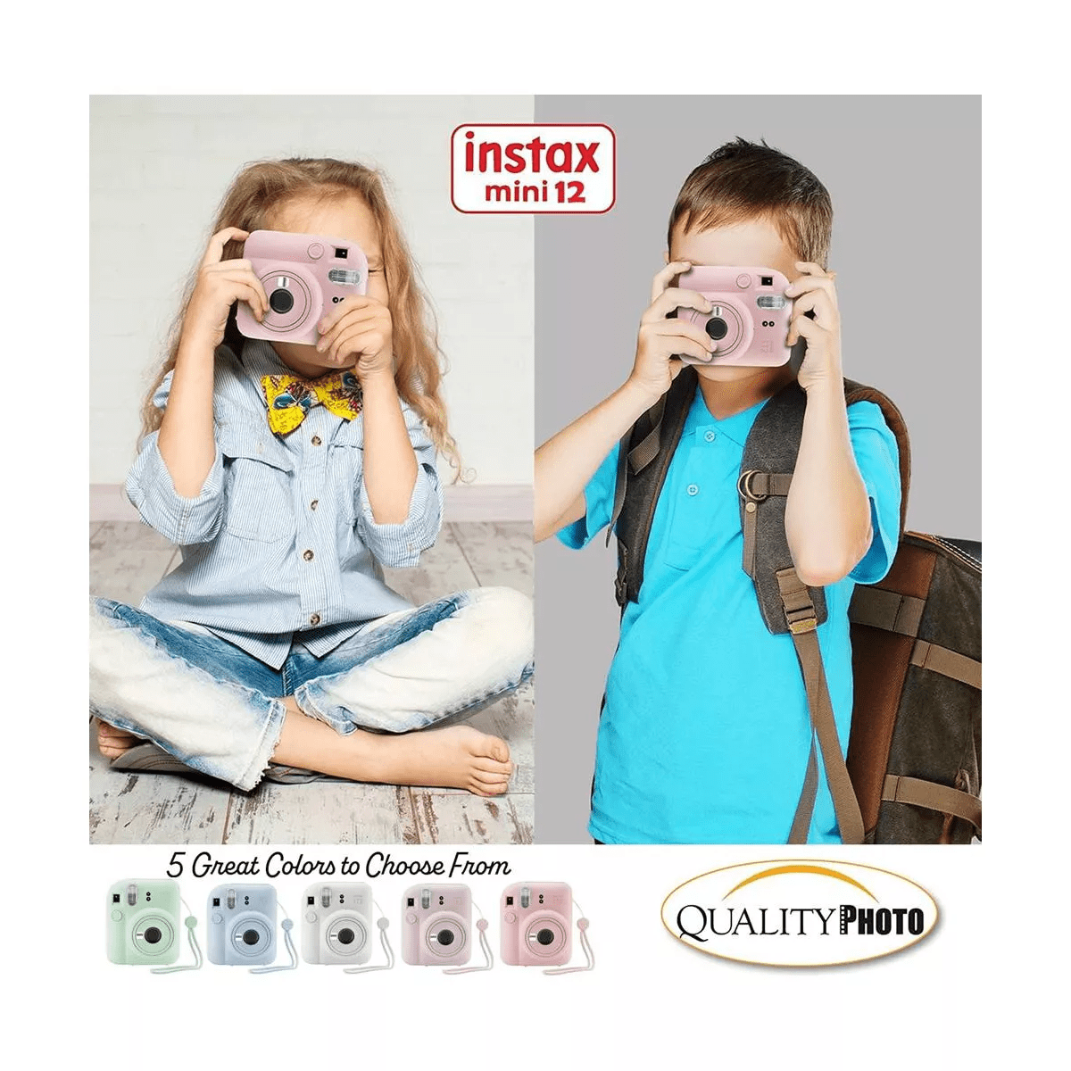 Fujifilm Instax Mini 12 Instant Camera with Case 40Fujifilm Prints Decoration Stickers Frames Photo Album and More Accessories - Image 7