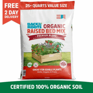Organic Raised Bed Soil (1 Cu.Ft.) Peat-Free, Blended with Organic Fertilizer