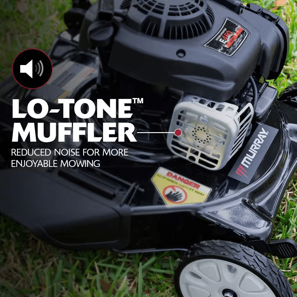 20 In. 125 Cc Briggs & Stratton Walk behind Gas Push Lawn Mower with 4 Wheel Height Adjustment and Prime 'N Pull Start - Image 6