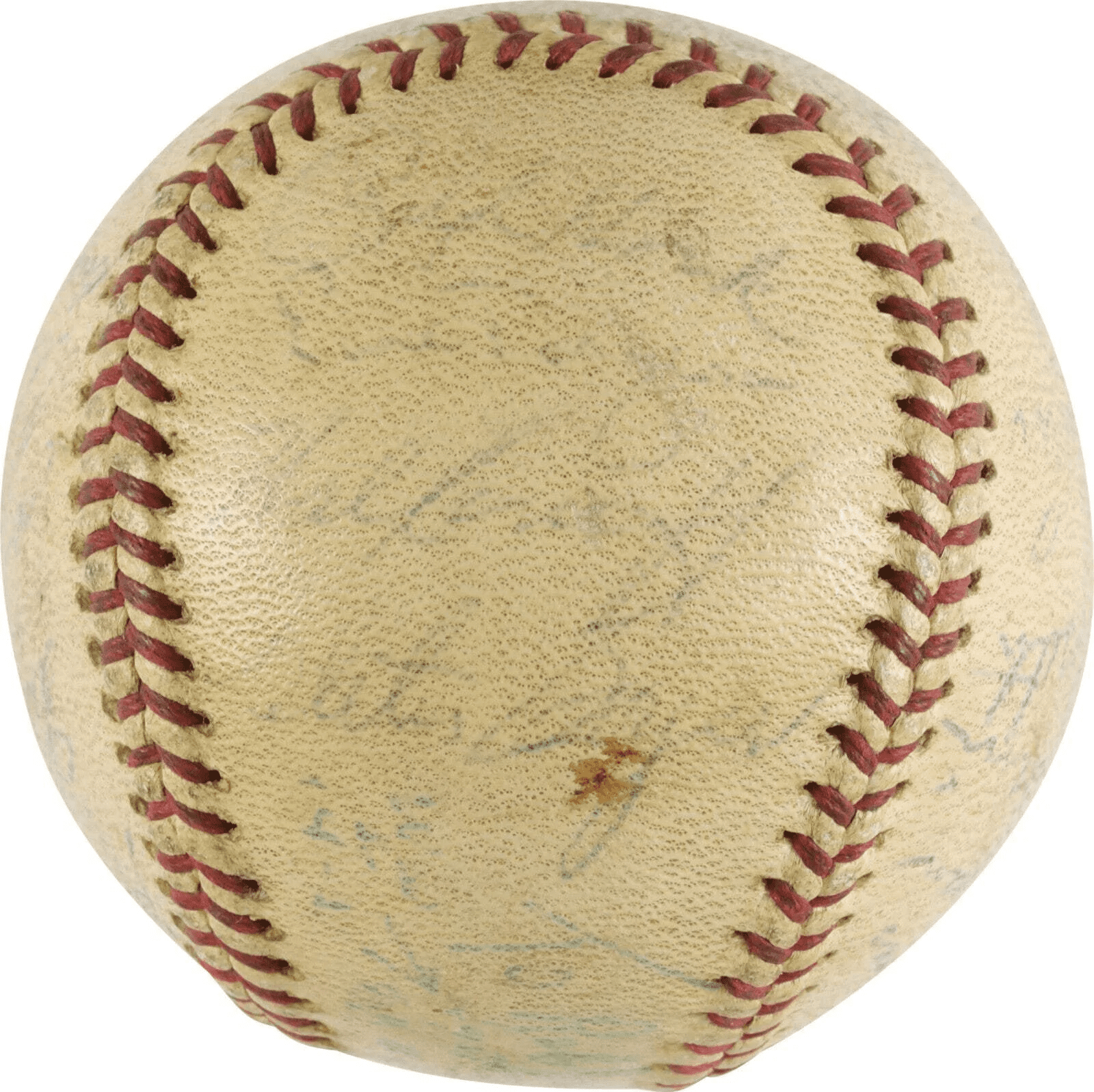 1961 New York Yankees W.S. Team Signed Game Used Baseball Mickey Mantle PSA DNA - Image 6