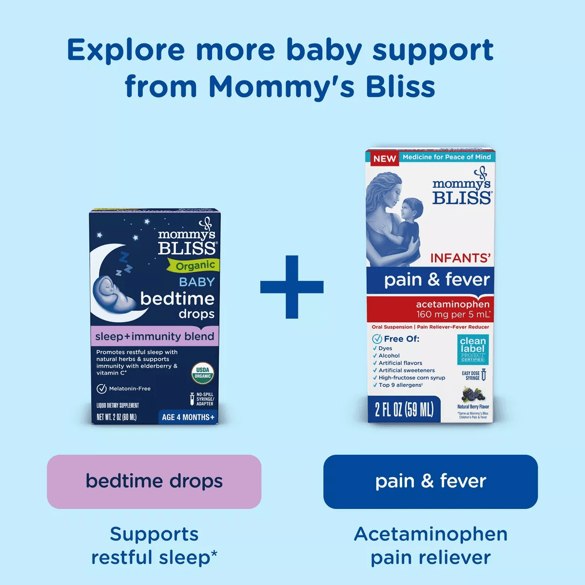 Mommy'S Bliss Organic Day & Night Baby Cough Syrup and Mucus Syrup Combo Pack - 1.67 Fl Oz/2Pk - Image 8