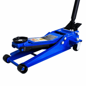Blue 3-Ton Steel Manual Floor Jack